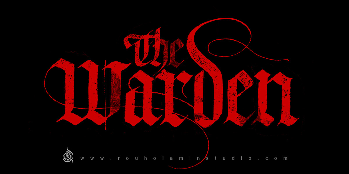 The Warden English Logo Design